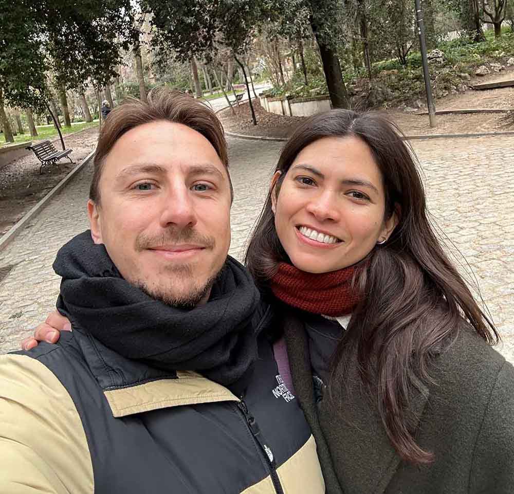 Andrea y Mattia juntos